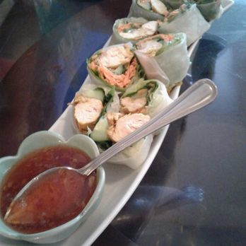 Tina's Garden Cafe - Tumeric chicken roll - Thai Near Me - Hilo, Hawaii Tina's Garden Cafe - Tumeric chicken roll - Thai Near Me - Hilo, Hawaii