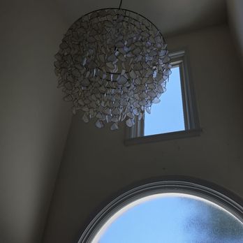 Its Electrical - Same work being done for this high ceiling chandelier - Electricians Near Me