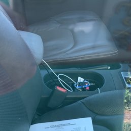 Keys sitting in the cup holder inside my locked car. Nice tires, though? :) Keys sitting in the cup holder inside my locked car. Nice tires, though? :)