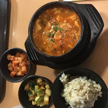 Gogi BiBimBap - SoonDooBoo with 2 sides - Korean Near Me - Henrico, Virginia Gogi BiBimBap - SoonDooBoo with 2 sides - Korean Near Me - Henrico, Virginia