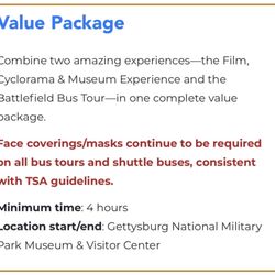 Battlefield Bus Tour - This is the one we did, highly recommended.