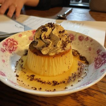 Customshop Handcrafted Food - Flan - so so good! - New American Near Me - Charlotte, North Carolina