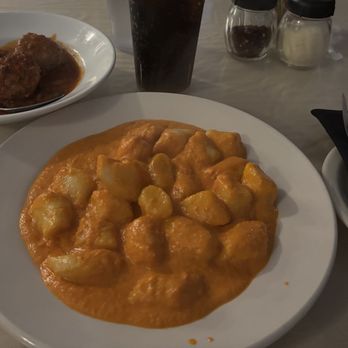 Frenchies Italian Restaurant - Fantastic Gnocchi with Pink Sauce & Meatballs !!! - Italian Near Me - Houston, Texas Frenchies Italian Restaurant - Fantastic Gnocchi with Pink Sauce & Meatballs !!! - Italian Near Me - Houston, Texas