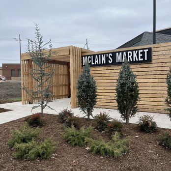 McLain's Market - Stanley - Cute entrance! Nice big parking lot, which we know gets filled quickly. Everyone's a McLain's fan! - Coffee & Tea Near Me - Overland Park, Kansas
