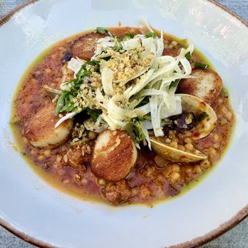 Rootstalk - Scallops, June 2023 - New American Near Me - Breckenridge, Colorado Rootstalk - Scallops, June 2023 - New American Near Me - Breckenridge, Colorado