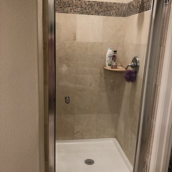 Best Area Home Improvement - New shower base and door. - General Contractors Near Me - San Jose, California