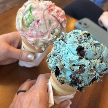Bmore Licks - Peppermint stick & Cookie Monster. - Ice Cream & Frozen Yogurt Near Me - Baltimore, Maryland