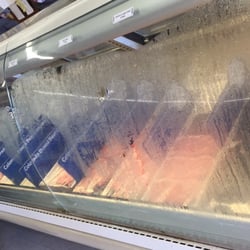 Carroll's Meat Shoppe - Fogged up glass
