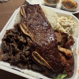 Hawaiian BBQ Mix Plate ($15.77 with tax) Hawaiian BBQ Mix Plate ($15.77 with tax)
