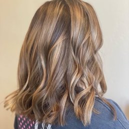 After- Great cut and color.