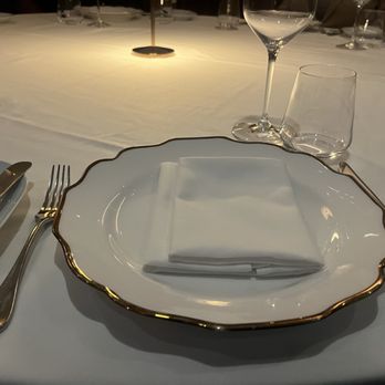 Delmonico's - Place setting - Steakhouses Near Me - New York, New York