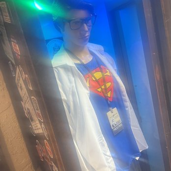 Abele's Family Restaurant - Clark (Superman) Statue - Seafood Near Me - Morganton, North Carolina