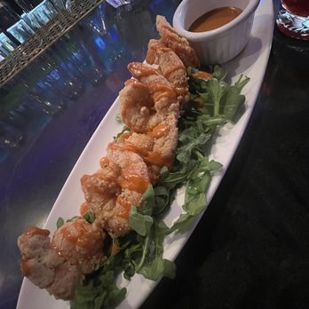 Six Seven Five Lounge - Bang Bang Shrimp - The savior of the night, perfectly seasoned and perfectly fried jumbo shrimp. The highlight of my visit. - Lounges Near Me - Inglewood, California Six Seven Five Lounge - Bang Bang Shrimp - The savior of the night, perfectly seasoned and perfectly fried jumbo shrimp. The highlight of my visit. - Lounges Near Me - Inglewood, California
