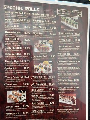 Menu photo 1 Jun Sushi and Bento Bellingham, WA Menu photo 1 Jun Sushi and Bento Bellingham, WA