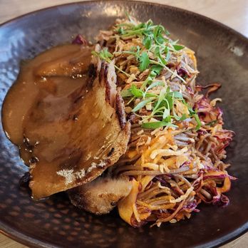 Kothai Republic - Spicy Korean Cold Noodle with pork - my personal favorite - Wine Bars Near Me - San Francisco, California
