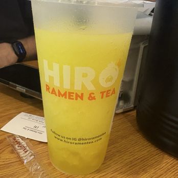 Hiro Ramen & Tea - Pineapple Smoothie - Ramen Near Me - Columbus, Ohio