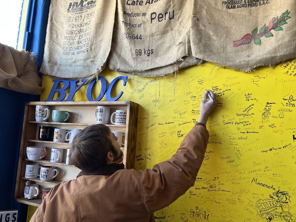 Coffee Closet, New Sharon Roadtrippers