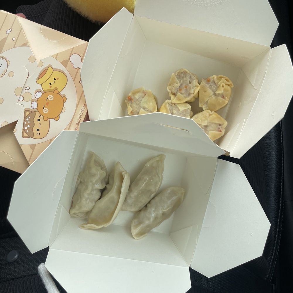Boba Cucue - Chicken siu mei, pork dumplings - Bubble Tea Near Me - Leander, Texas