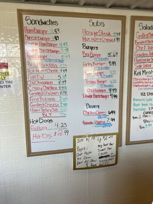 Menu photo 1 Corner Cone Wurtland, KY