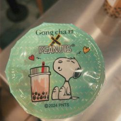 Gong Cha - Top of Lychee green tea w/ boba.