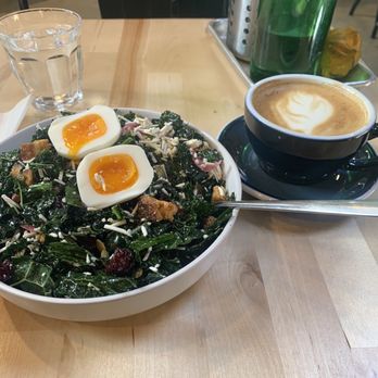 Mighty Bread - Kale Salad with egg - Bakeries Near Me - Philadelphia, Pennsylvania Mighty Bread - Kale Salad with egg - Bakeries Near Me - Philadelphia, Pennsylvania