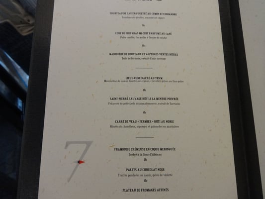 Menu photo 1 Les 7 Mers Saint-Malo, 35