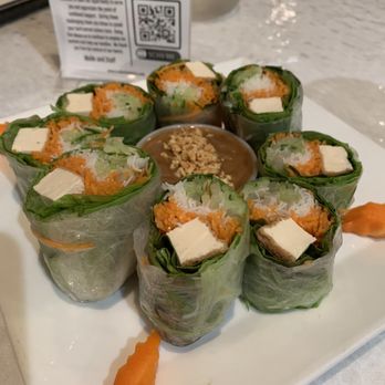 Maile's Thai Bistro - Vegan tofu rolls with special peanut sauce - Thai Near Me - Honolulu, Hawaii Maile's Thai Bistro - Vegan tofu rolls with special peanut sauce - Thai Near Me - Honolulu, Hawaii