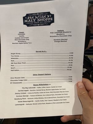 Menu photo 5 80/20 @ Kaelin's Louisville, KY