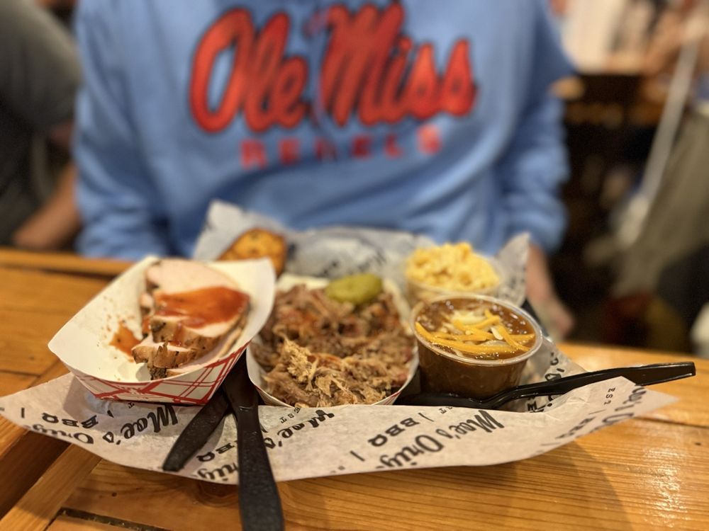 Food from Moe's Original BBQ