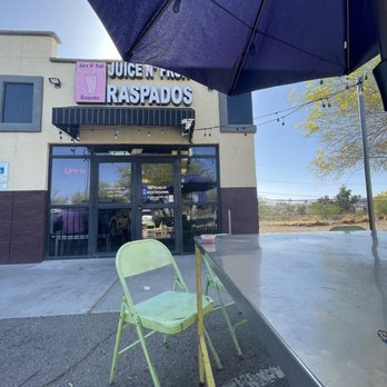 Juice N Fruit Raspados - Outside seating - Juice Bars & Smoothies Near Me - Tucson, Arizona