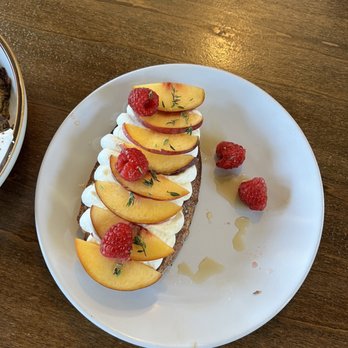 Hearts - Whipped ricotta toast and fruit - Australian Near Me - Nashville, Tennessee Hearts - Whipped ricotta toast and fruit - Australian Near Me - Nashville, Tennessee