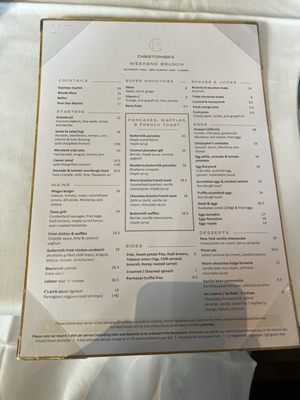 Menu photo 5 Christopher's London, XGL