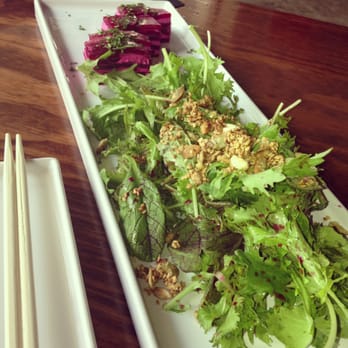Lucky Belly - Roasted beets & spicy greens - Bars Near Me - Honolulu, Hawaii