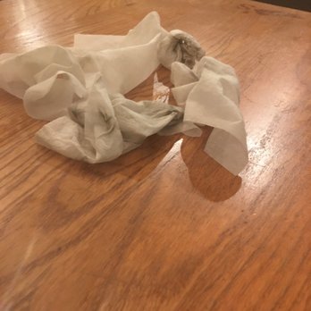 Chili's - This is how dirty the wipes were from the table. We cleaned not them. - American Near Me - Santa Clarita, California Chili's - This is how dirty the wipes were from the table. We cleaned not them. - American Near Me - Santa Clarita, California