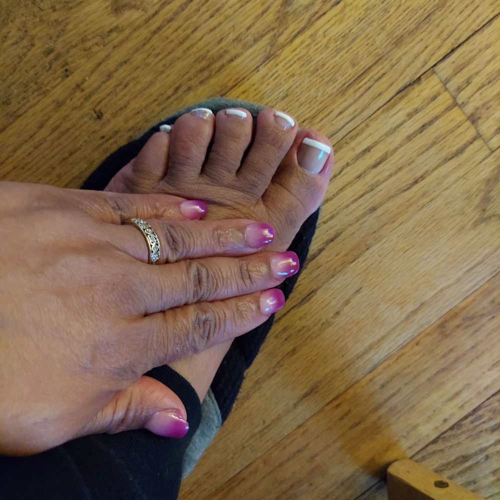 Super Star Nails - Mani and Pedi done at Super Star Nails. - Nail Salons Near Me - Somerset, New Jersey