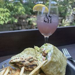 Mediterranean Wrap & Blue Collar Man Mediterranean Wrap & Blue Collar Man