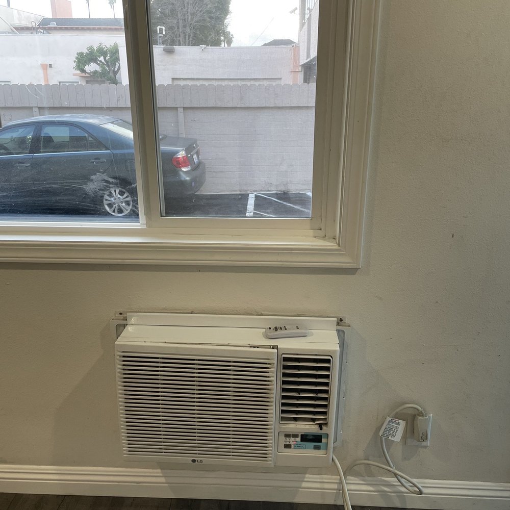 Cleaned windows and AC unit!