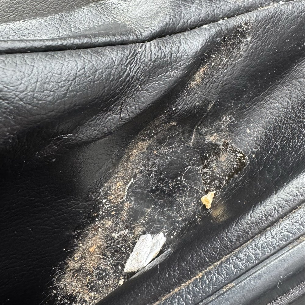 Clean Slate - This is my e-brake AFTER he "cleaned" my car - Auto Detailing Near Me - Newport, Oregon