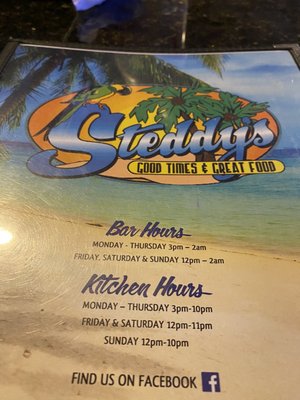 Menu photo 2 Steddy's Easley, SC Menu photo 2 Steddy's Easley, SC