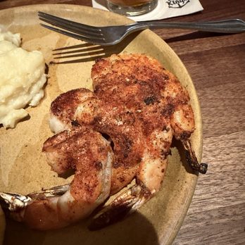 King's Fish House - Henderson - Shrimp and Scallops. My sides were garlic mashed potatoes and a side salad. - Seafood Near Me - Henderson, Nevada King's Fish House - Henderson - Shrimp and Scallops. My sides were garlic mashed potatoes and a side salad. - Seafood Near Me - Henderson, Nevada