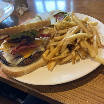 Jack's Restaurant & Bar - SUNSET BOULEVARD BURGER GARLIC OREGANO FRIES - Breakfast & Brunch Near Me - Newark, California Jack's Restaurant & Bar - SUNSET BOULEVARD BURGER GARLIC OREGANO FRIES - Breakfast & Brunch Near Me - Newark, California
