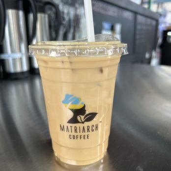 Matriarch Coffee - Butterscotch iced latte - Coffee & Tea Near Me - Baltimore, Maryland
