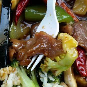 China House - Beef and broccoli. The beef has a gummy, rubbery texture. - Chinese Near Me - Lacey, Washington China House - Beef and broccoli. The beef has a gummy, rubbery texture. - Chinese Near Me - Lacey, Washington