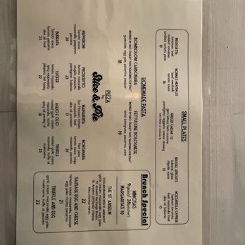 Slice & Pie - Menu - Pizza Near Me - Washington, DC, District of Columbia Slice & Pie - Menu - Pizza Near Me - Washington, DC, District of Columbia