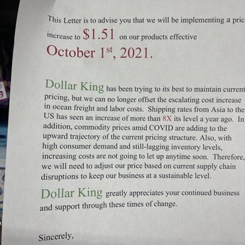 Dollar King Burbank - PRICE INCREASE 10/01/21 - Discount Store Near Me - Burbank, California Dollar King Burbank - PRICE INCREASE 10/01/21 - Discount Store Near Me - Burbank, California
