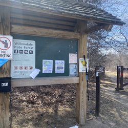 Willowdale State Forest - sign