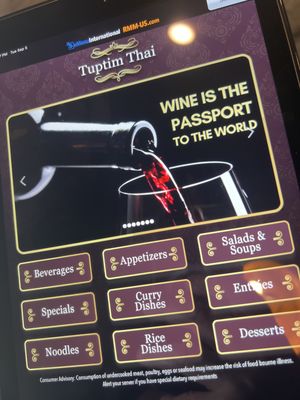 Menu photo 2 TupTim Thai Brunswick, GA
