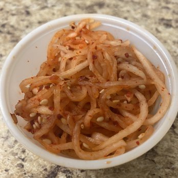KoKyu Na'Mean - Spicy kimchi'd daikon - Sandwiches Near Me - Durham, North Carolina KoKyu Na'Mean - Spicy kimchi'd daikon - Sandwiches Near Me - Durham, North Carolina
