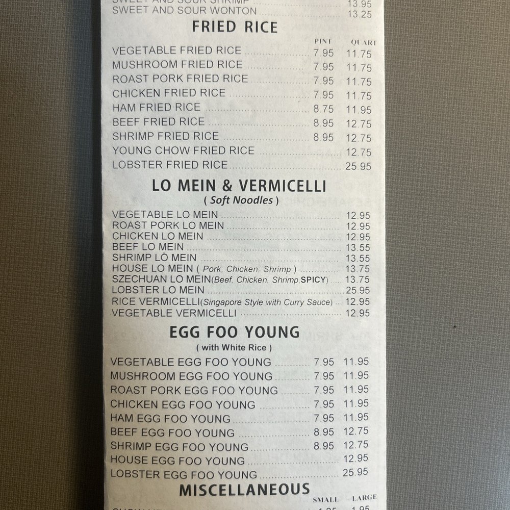 Kwan's Chop Suey - Menu - Cantonese Near Me - woodhaven, Michigan