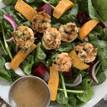 Coquina Fishbar - The Oyster Salad  but with shrimp instead of the oysters. - Seafood Near Me - Wilmington, North Carolina